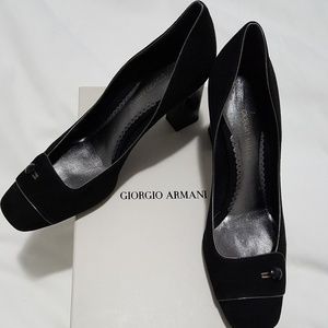 Giorgio Armani Suede Heels US Size 9